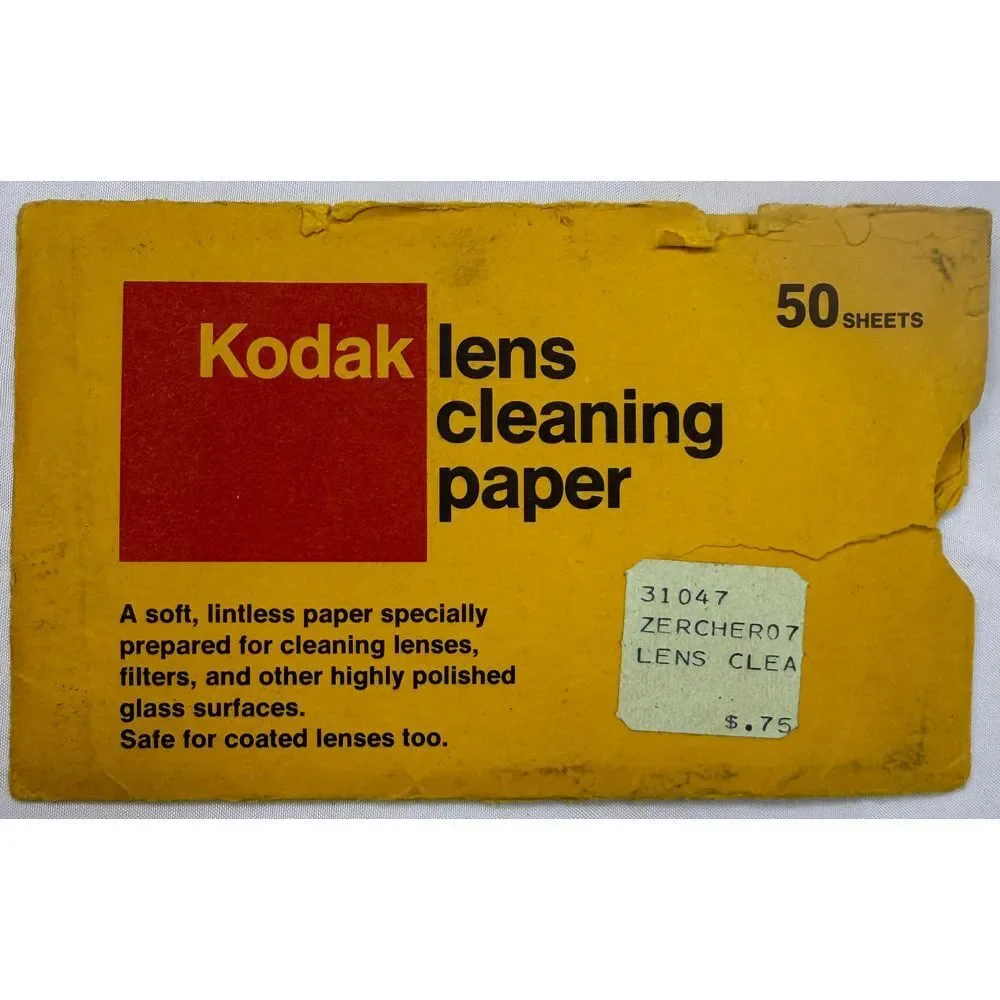Kodak‎ Vintage Lens Cleaning Paper 20 Sheets Photography Camera Supplies